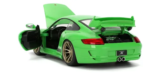Miniatura Porsche 911 GT3 Velozes e Furiosos X 1:24 Verde Jada