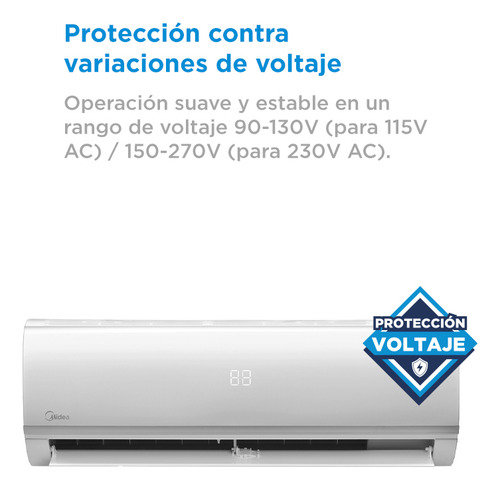 Minisplit Midea Ecosaver-32 Inverter Seer 19, 2 Ton, Sólo Frío, 220v