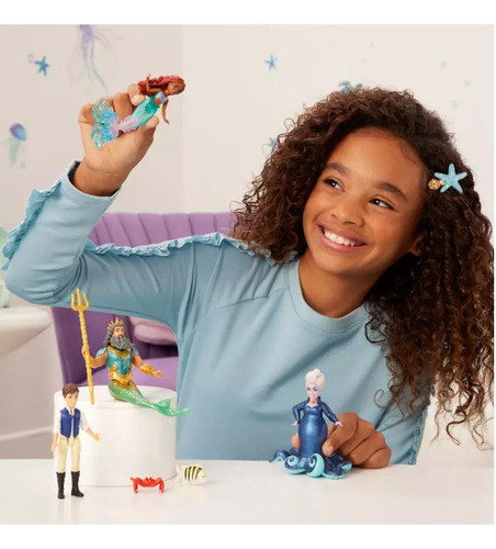 La Sirenita La Pelicula: Set Aventura Ariel Y 3 Personajes