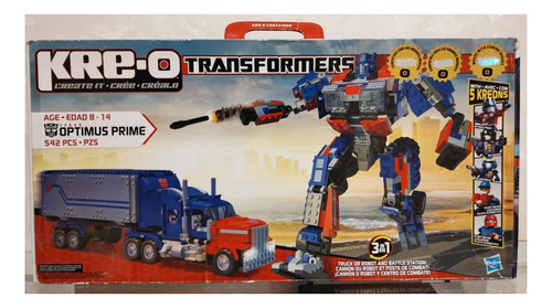 Optimus Prime Transformer Hasbro Kre-o De Colección