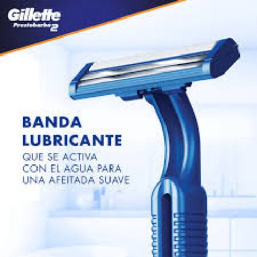 Rastrillo Desechable Gillette Prestobarba2 Ultragrip Pack2