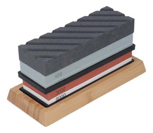 Juego De Piedras Para Afilar Cuchillos Whetstone, Base De Ba