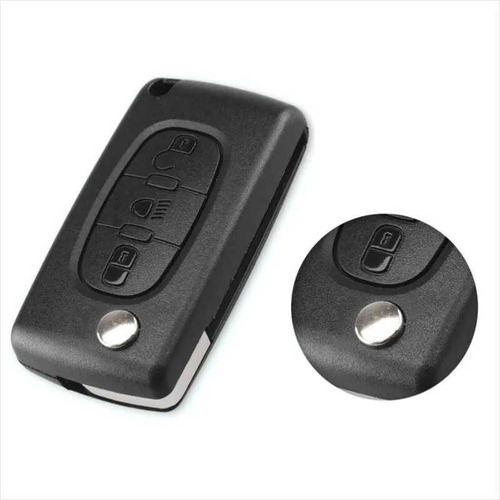 Funda Llave 3 Botones Citroën Peugeot C2 C4 C5 C6 Ce0536 