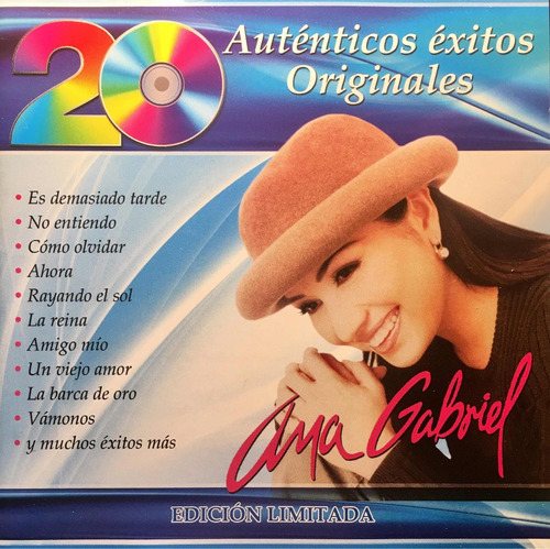 Cd Ana Gabriel 20 Auténticos Éxitos Originales - Nuevo