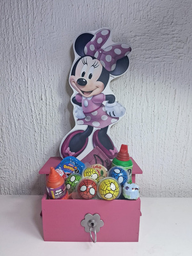 Alhajero Minnie Mouse Centro De Mesa Recuerdo Rosa