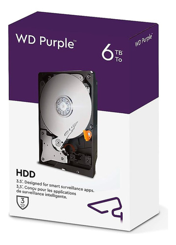 Disco Duro 6tb Western Digital Hdd Sata 3.5 Videovigilancia 