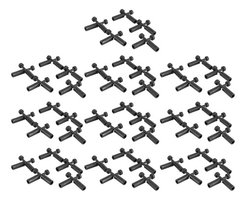 Conector De Tubo, 100 Piezas, Compuesto Neumático, Extremo R