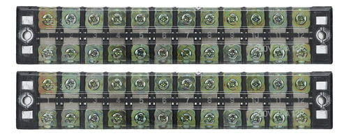 Tira De Terminales Atornillada 2 Unidades Cable De Doble H