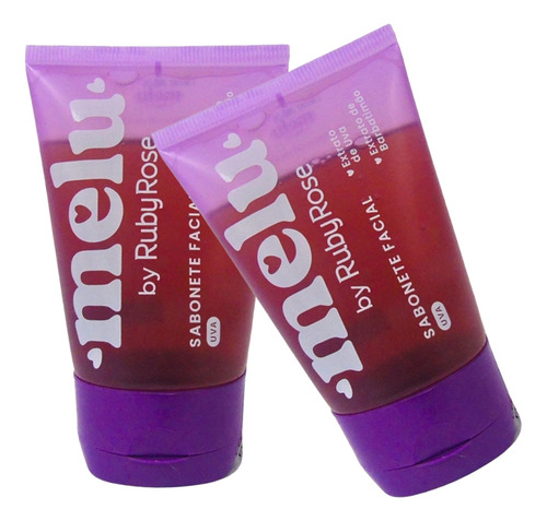 Kit Skincare Limpeza Facial Melu Uva Ruby Rose