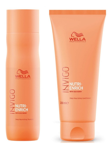 Kit Nutri Enrich Wella Invigo Shampoo 250ml Y Acond.200ml