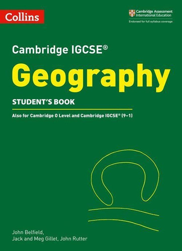 Cambridge Igcse Geography - St`s Book - Collins  **3ed, De 