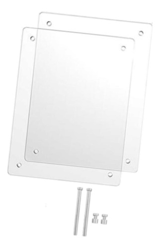 Marco De Flores Presionado Clear Frame Acrylic Frame