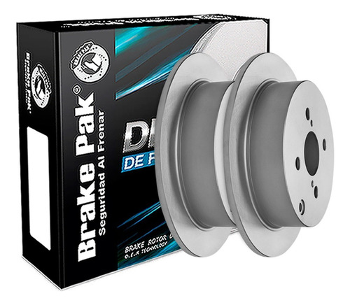 Discos De Freno Marca Brake Pak Para Toyota Corolla 1.6