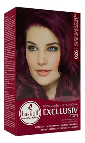 Excllusiv | Tonalizante Louro Claro Violeta Vermelho Marsala