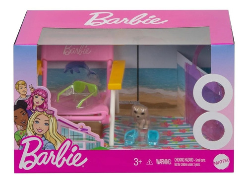 Barbie Estate Set Cuidado Para Las Mascotas Mattel Playa 