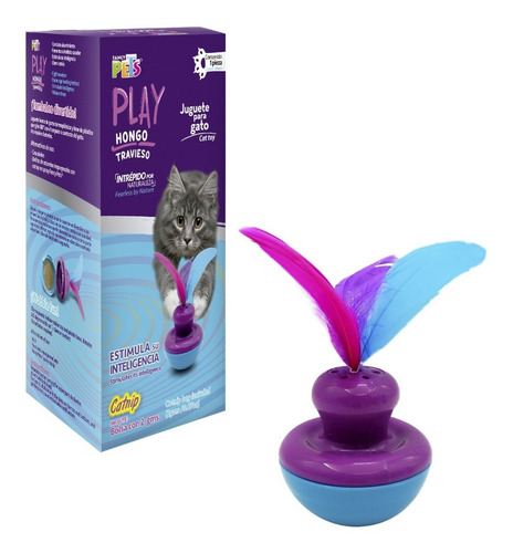 Juguetes Para Gatos Con Catnip Hongo Travieso Fancy Pets