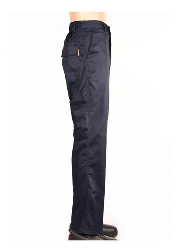 Imagen 3 de 7 de Pantalón Básico De Trabajo Azul - Mundo Trabajo