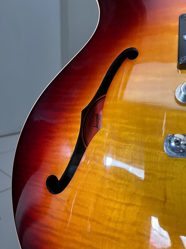 Guitarra Gibson Es-335 Custom Memphis 2015 Figured Maple Destro Sunburst Pau-rosa (Usado)