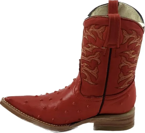 Bota Avestruz Roja MercadoLibre