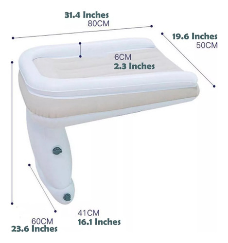 Cama Inflable De Viaje For Niños, Cama De Avión For Niños