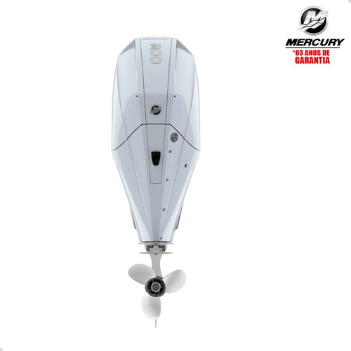 Motor De Popa Mercury 4t 300hp Xl V8 Dts Pess Física Branco