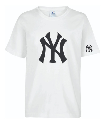 Playera Yankees De New York Logo Para Niño Y Juvenil