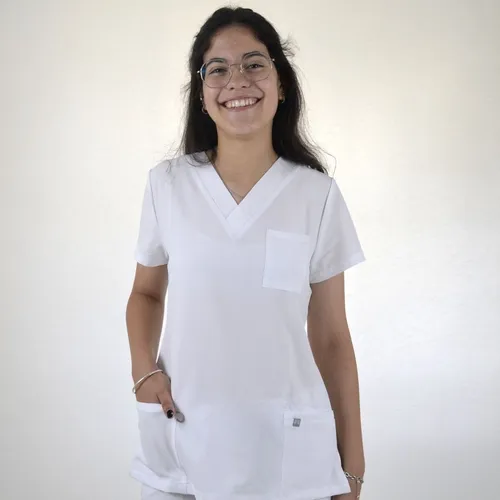 Casaca blanca cheap mujer