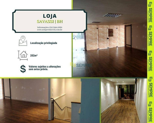 Imagem 1 de 26 de Loja Para Alugar, 202 M² E 02 Vagas- Savassi - Belo Horizonte/mg - Lo0093