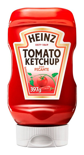 Ketchup Heinz Picante 397g - Embalagem Com 16 Unidades