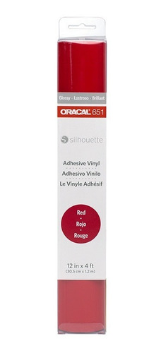 Vinil Adhesivo Oracal 651 Silhouette 12 Pulgadas Red