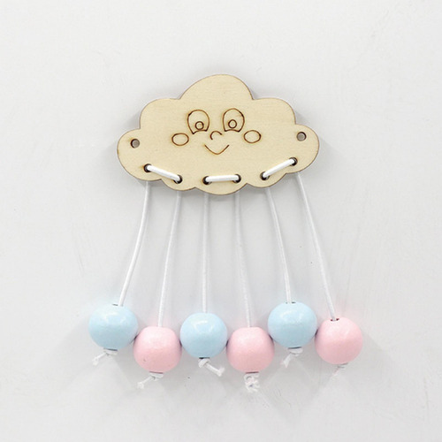 2 Accesorios De Tablero Ocupado Colgante Nublado Cara Cara