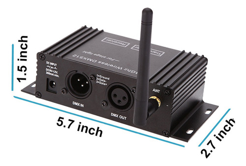2.4g Inalámbrico Dmx 512 Controlador Transmisor Receptor Lcd