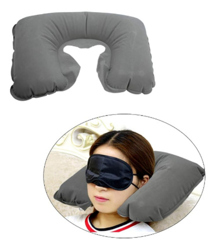 Almohada Cuello Viaje Soft Cervical Nuquero Travel Pillow Color Sujeto a disponibilidad Diseño de la tela Liso