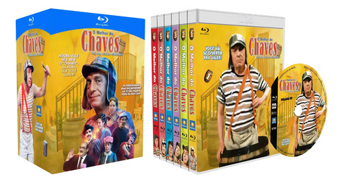 Blu-ray Box Seriado Chaves - Todos Os Episódios - Completo