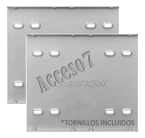 2 Adaptadores Unidad Ssd O Disco Duro 2.5 En Bahia 3.5 PuLG.