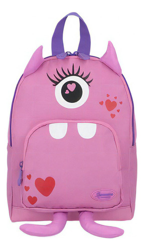 Mochila Sammies By Samsonite Play 3sm Color Rosa Diseño de la tela Liso