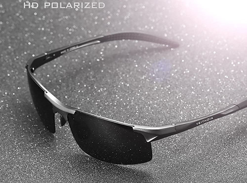 Gafas De Sol Hombre Polarizadas Rectangular Uv400 Elegante