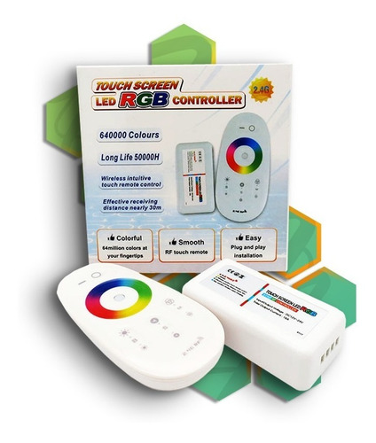 Imagen 5 de 8 de Controladora Para Luces De Pileta Rgb Color Touch