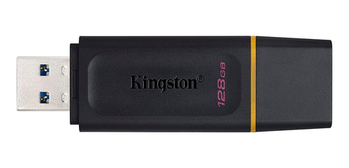 Memoria Usb Kingston Technology Datatraveler Exodia 128 Gb 3.2 Gen 1 Factor De Forma Tapa Color Negro Amarillo Dtx/128gb