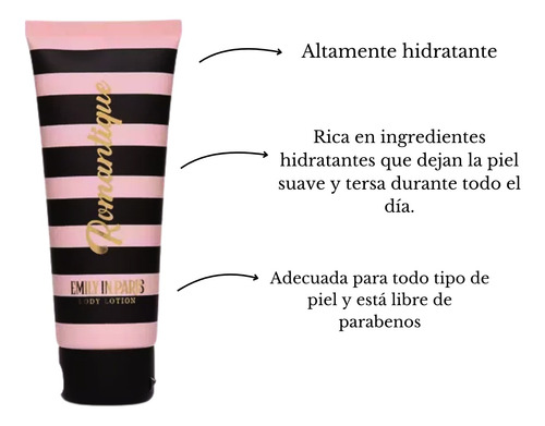 Emily In Paris Romantique Set Body Lotion Crema Y Perfume