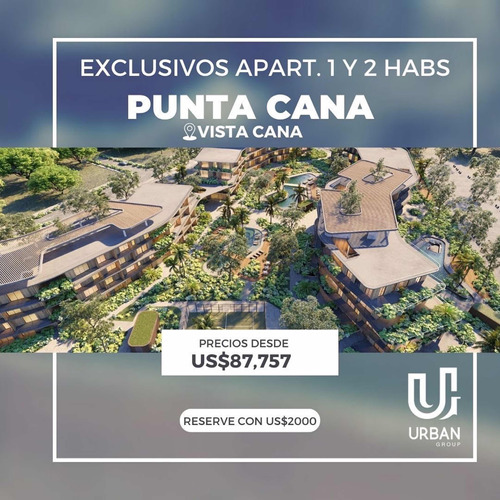 Oportunidad De Invertir 1 Y 2 Habitaciones, Punta Cana