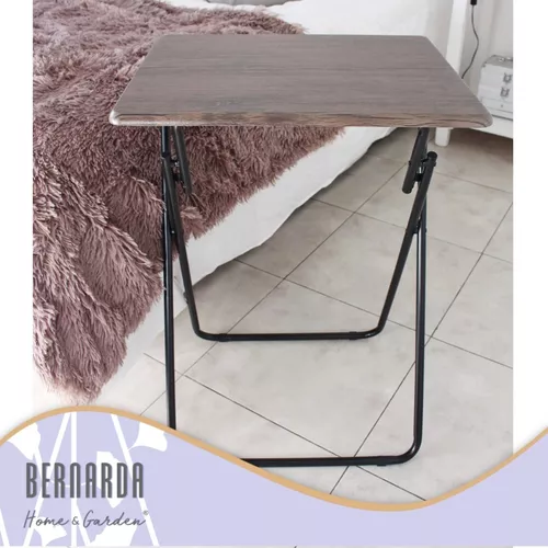 Mesa Plegable De Luz Auxiliar Mesita Resistente Multiuso