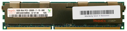 Memoria RAM Korea color verde 16GB 1 Hynix HMT42GR7AMR4C-G7