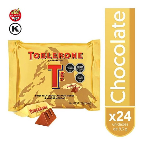 Toblerone Chocolate Leche Bolsa Mini 200 Grs