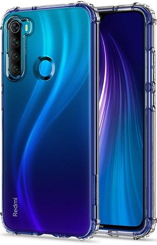 Funda Anti Golpes Para Xiaomi Redmi Note 8 + Vidrio Templado