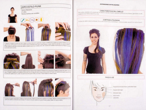 Extensiones En Peluquería, Técnicas Aplicaciones Maquillaje