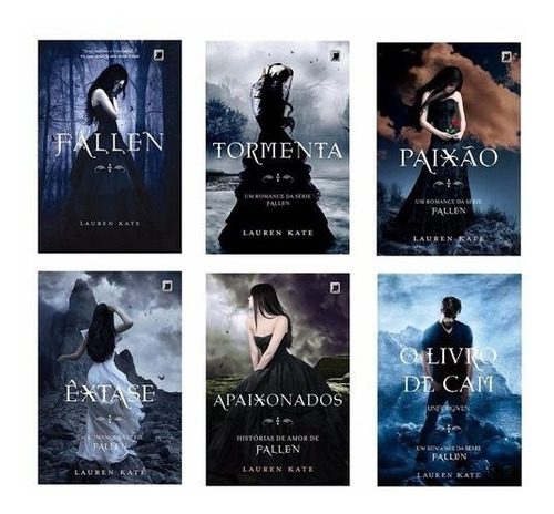 Kit Série Fallen 5 Livros E O Livro De Cam - Lauren Kate