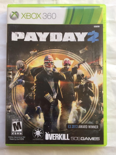 Payday 2 Xbox 360 Envíos Todo Chile