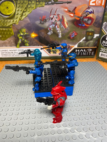 Megabloks Mega Construx Halo Covenant Vs Unsc (221) 1 Halo (Usado)