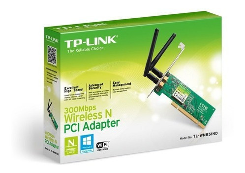 Tarjeta De Red Wifi Pci Tp-link Tl-wn851nd 300mbps